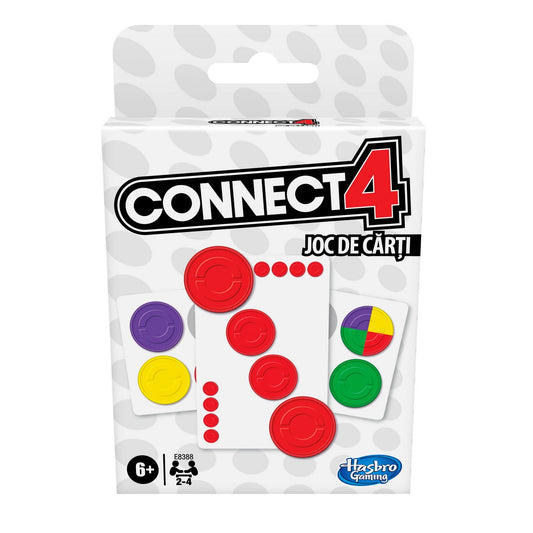 Connect4 clasic jocul cu carti in limba romana, Hasbro - Publisol.ro
