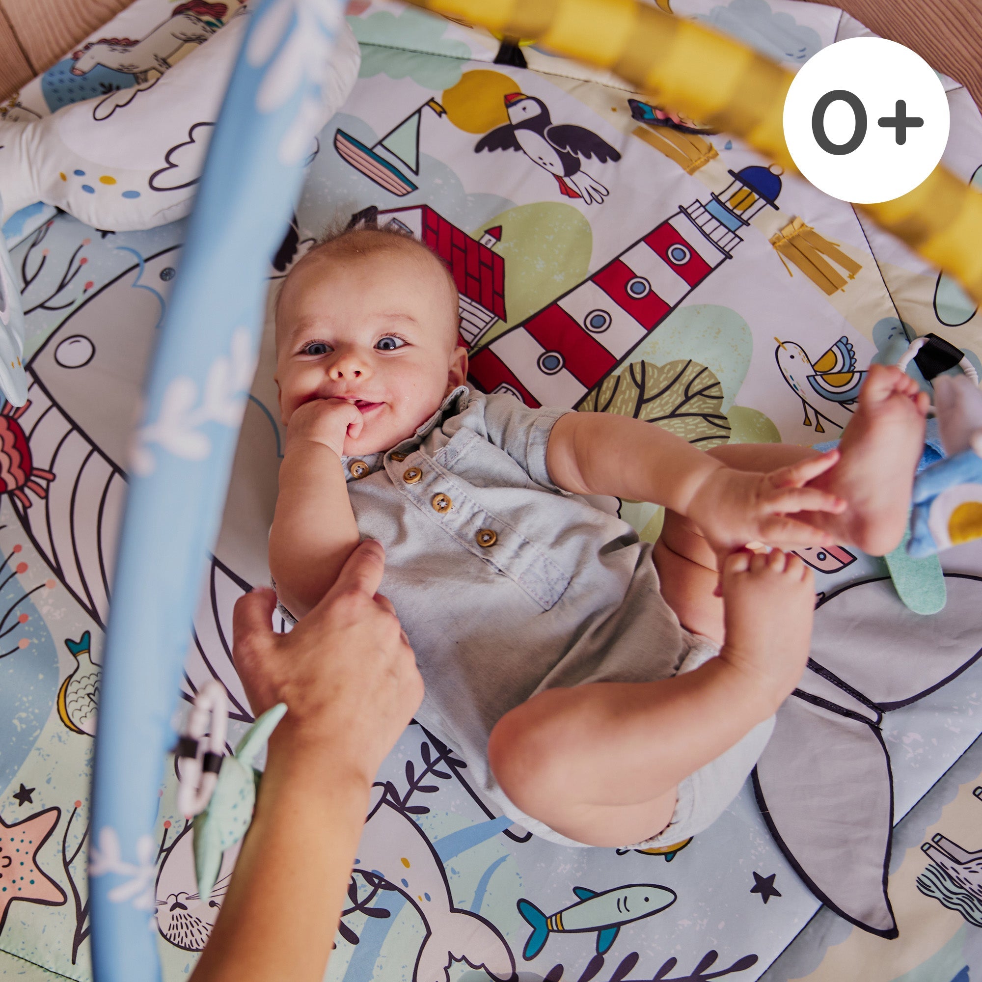 Covoras educational Kinderkraft smartplay sea - Publisol.ro