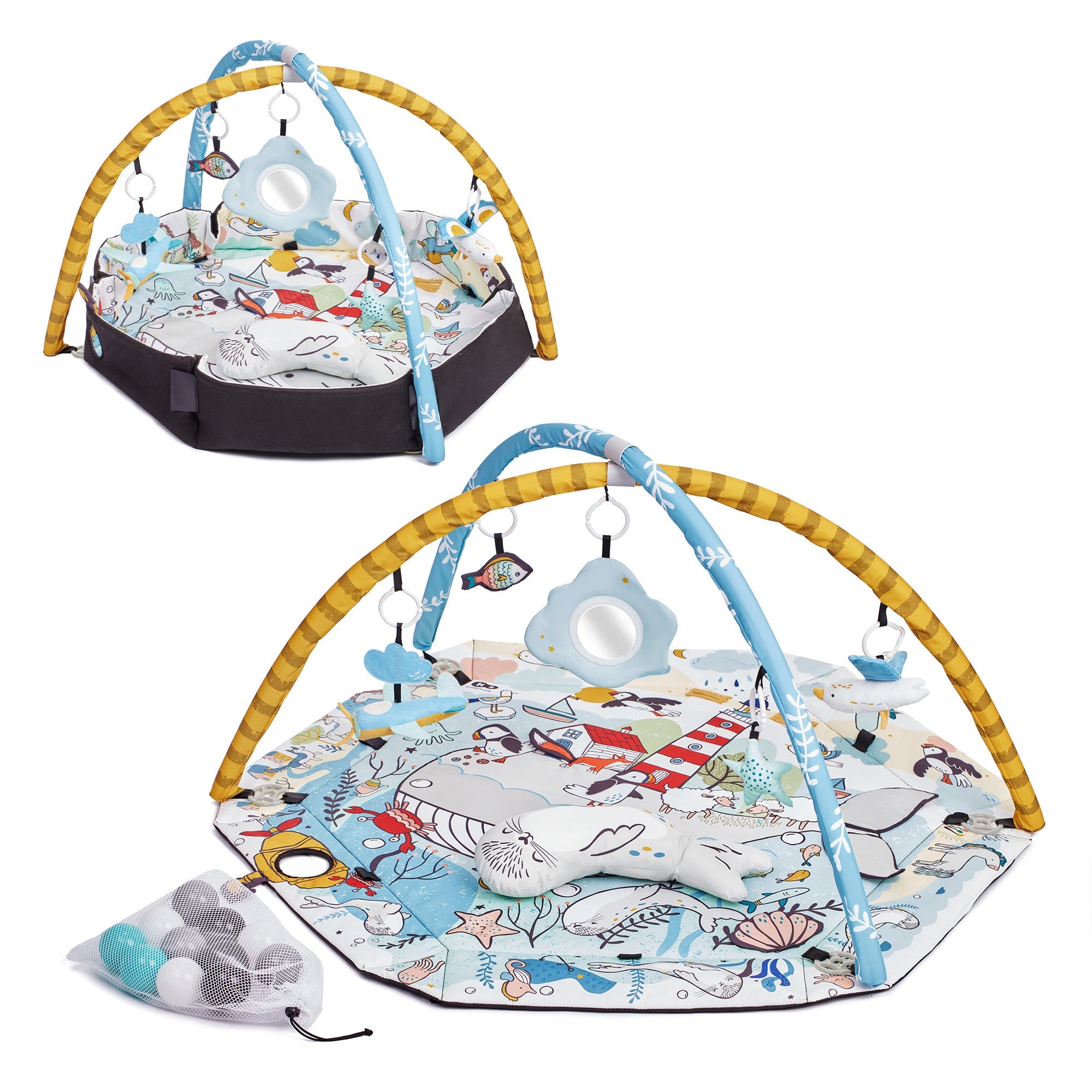 Covoras educational Kinderkraft smartplay sea - Publisol.ro