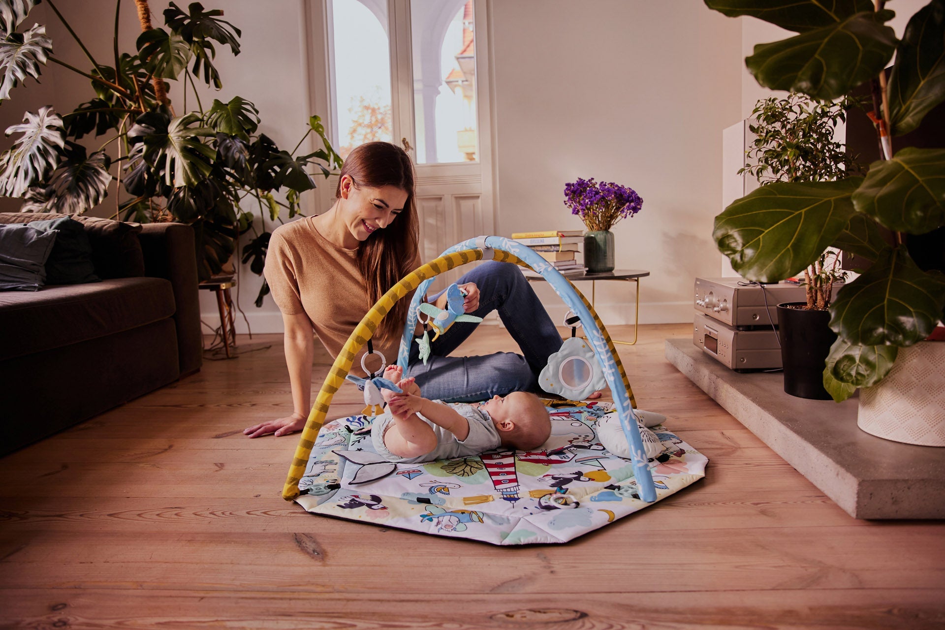 Covoras educational Kinderkraft smartplay sea - Publisol.ro