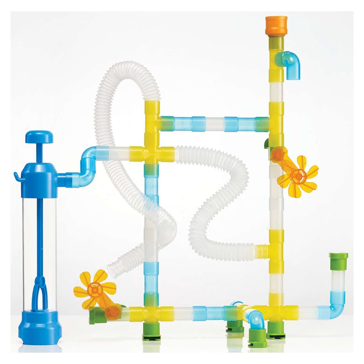 Crazy Tube Set, labirint cu tuburi pentru joaca cu apa, Edx Education - Publisol.ro