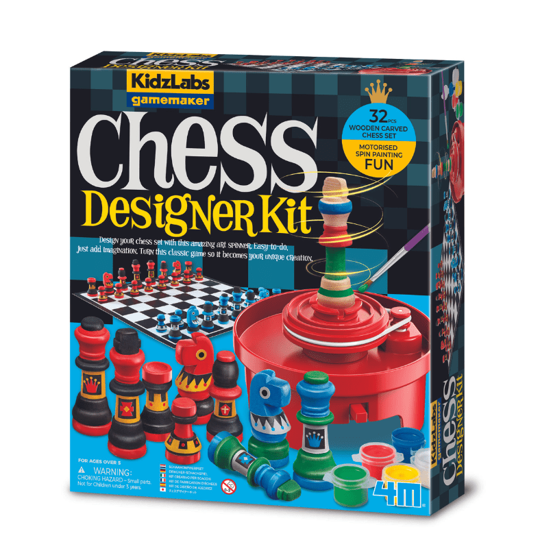 Creaza propriul Joc de Sah KidzLabs - 4M - Publisol.ro