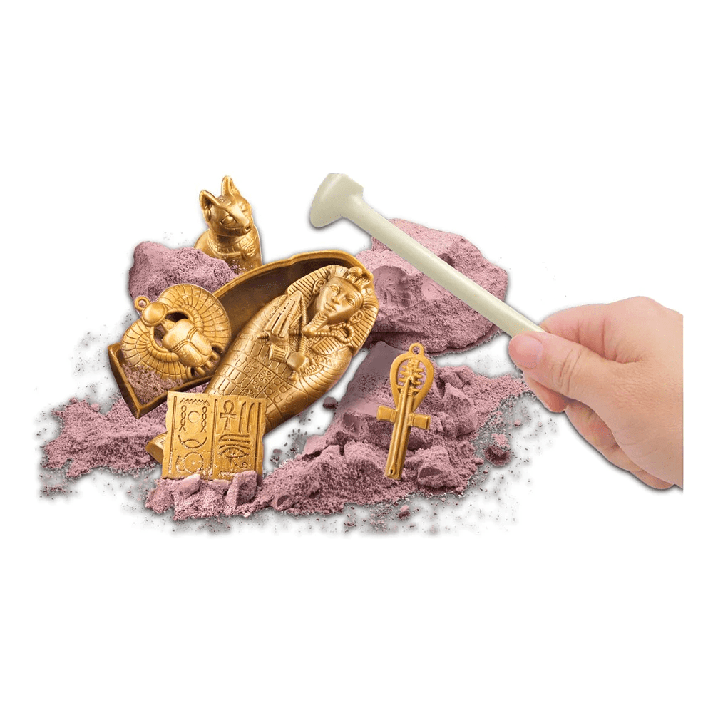 Creaza propriul joc - Piramida egipteana - sapa si joaca! KidzLabs - 4M - Publisol.ro