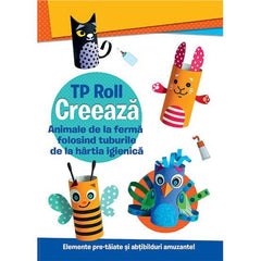 CREEAZA - Animale de la ferma folosind tuburile de la hartia igienica, de Prestige - Publisol.ro