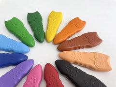 Creioane cerate Bufnite, Haku Yoka, 12 culori - Avenir - Publisol.ro