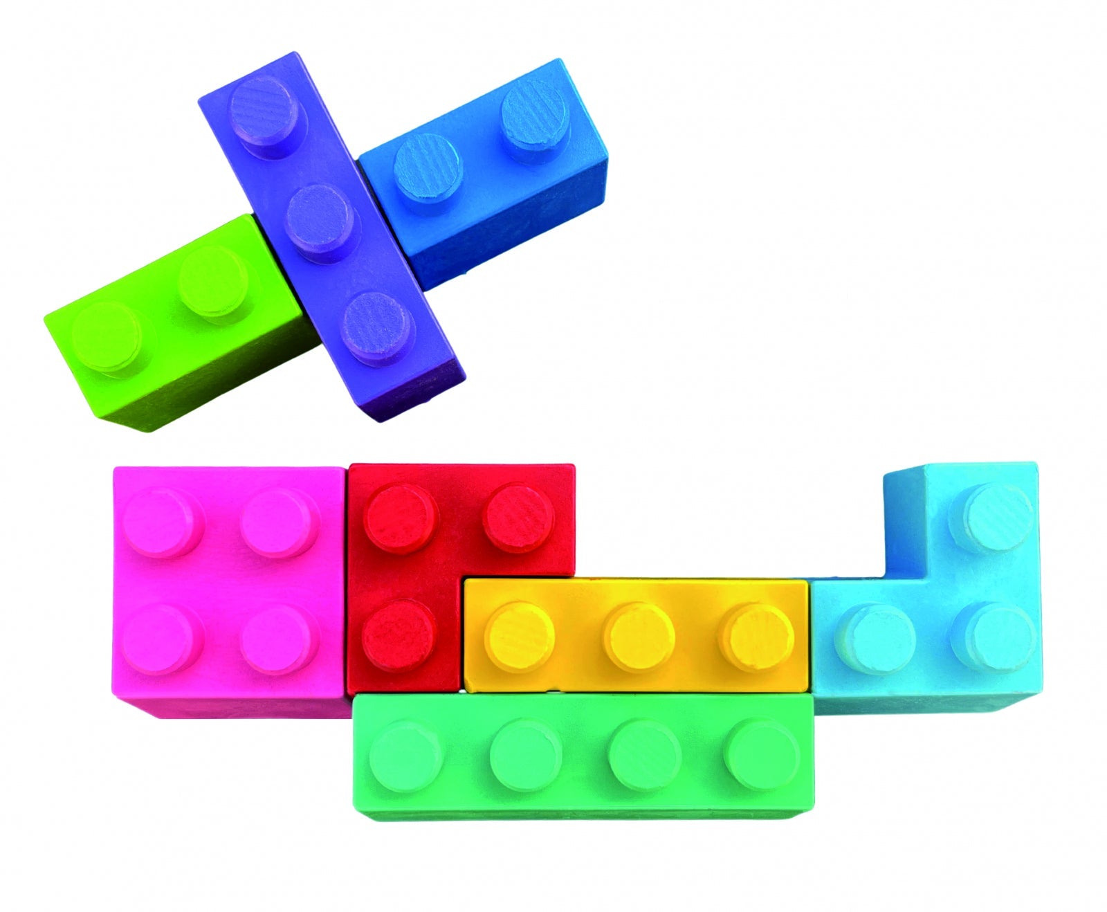 Creioane cerate interconectabile Block Crayons - Elicopter, Haku Yoka - Avenir - Publisol.ro