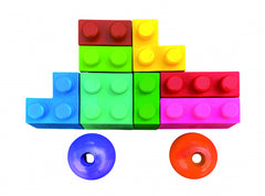 Creioane cerate interconectabile Block Crayons - Masina, Haku Yoka - Avenir