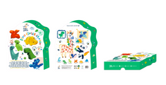 Creioane cerate pentru degete - Dinozauri, set de 6 - Haku Yoka - Avenir