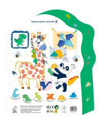 Creioane cerate pentru degete - Dinozauri, set de 6 - Haku Yoka - Avenir