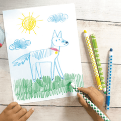 Creioane colorate Color Appeel, set de 12, cu invelis detasabil - Ooly - Publisol.ro