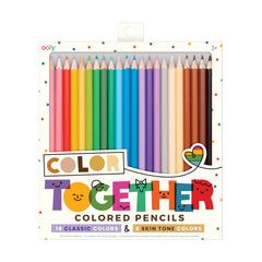 Creioane colorate Color Together - Set de 24 - Ooly - Publisol.ro