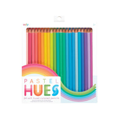 Creioane colorate in nuante pastelate - Set de 24 - Ooly