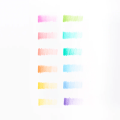 Creioane colorate in nuante pastelate - Set de 12 - Ooly - Publisol.ro