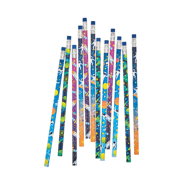 Creioane grafit HB Astronaut - Set de 12 - Ooly - Publisol.ro