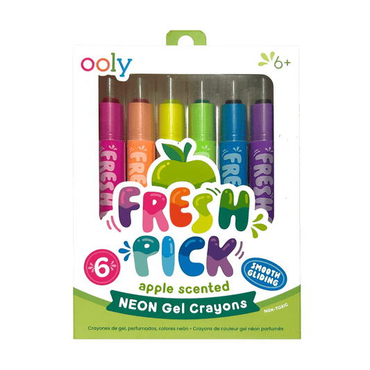 Creioane parfumate Fresh Pick, Apple (Set de 6) - Ooly - Publisol.ro
