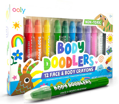 Creioane pictura pentru fata si piele, Body Doodlers, set de 12 - Ooly
