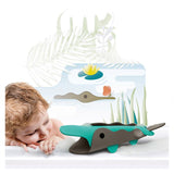 Crocodile River, set creativ de baie, Quut Toys - Publisol.ro