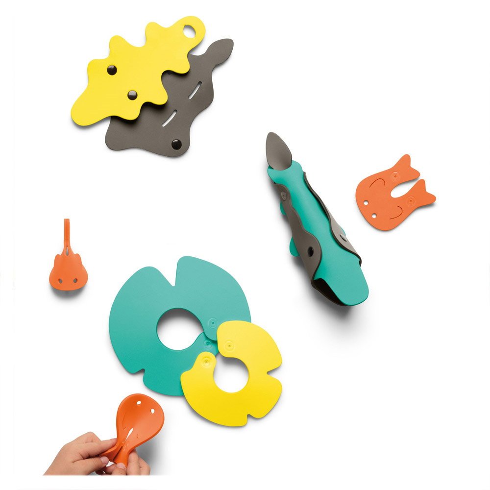 Crocodile River, set creativ de baie, Quut Toys - Publisol.ro