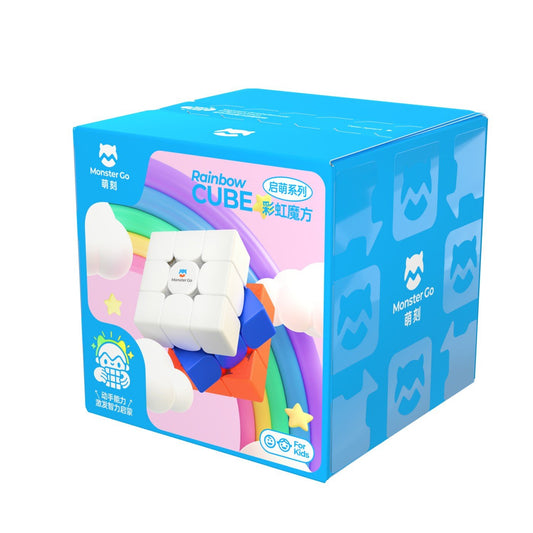 Cub gan monster cub rainbow 3x3, GANCUBE - Publisol.ro