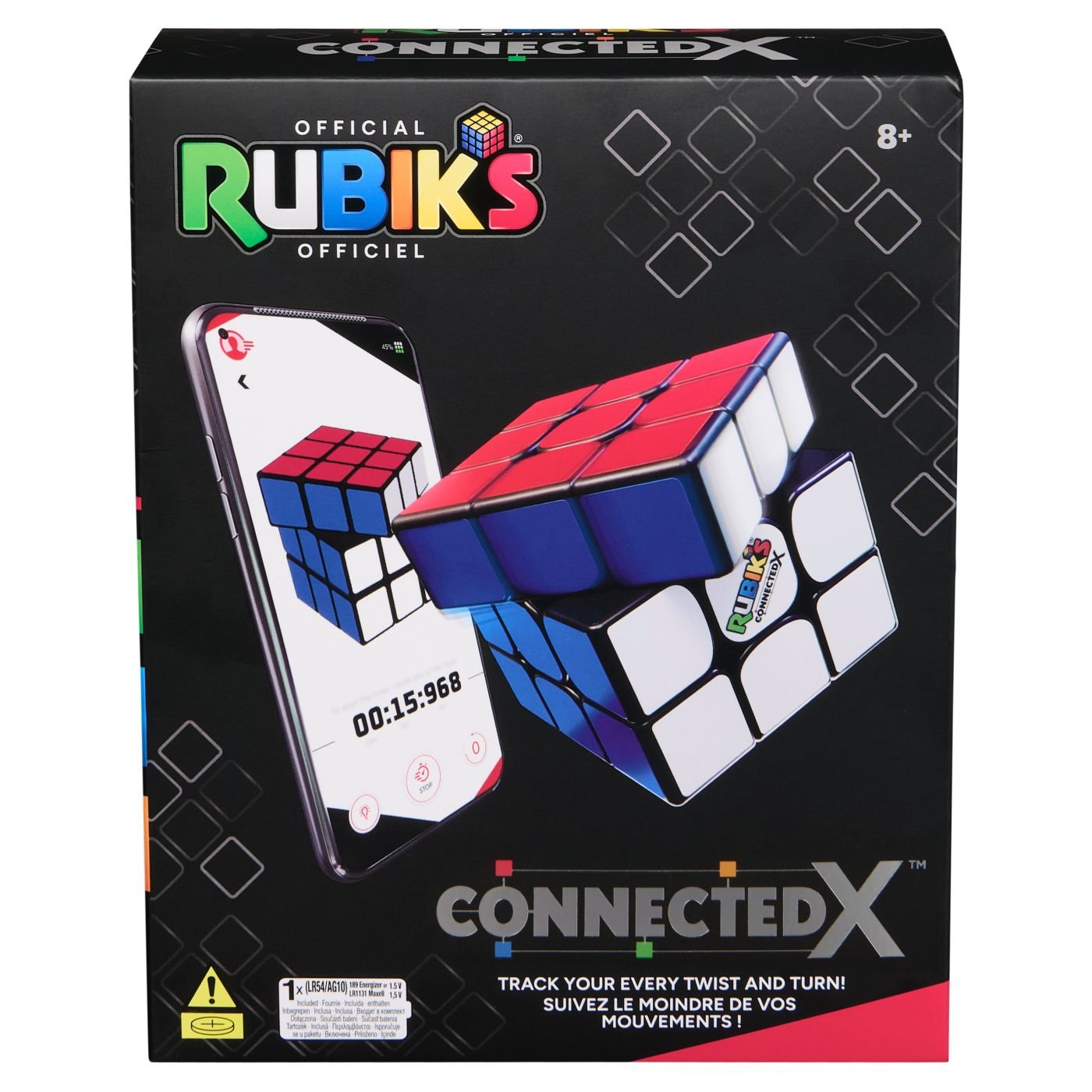Cub rubik 3x3 cu aplicatie connected x, Spin Master - Publisol.ro