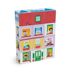 Cuburi Casa Visurilor, din lemn premium - Dream House Blocks - 12 piese - Tender Leaf Toys - Publisol.ro