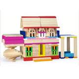 Cuburi creative din lemn 250 buc, Viga Toys - Publisol.ro