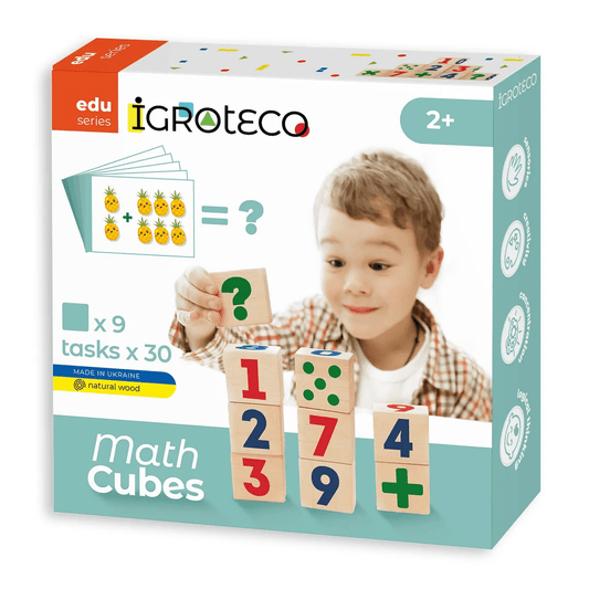 Cuburi matematice din lemn - Igroteco - Publisol.ro