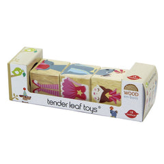 Cuburi rotative la circ, din lemn premium - Twisting Cubes - Tender Leaf Toys - Publisol.ro