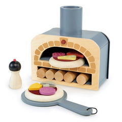 Cuptor pentru pizza, din lemn premium - Tender Leaf Toys - Publisol.ro