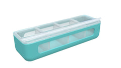 Cutie snack 4 compartimente, blue, Melii - Publisol.ro