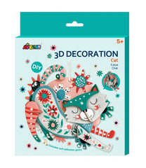 Decoratiune 3D - Pisica - Avenir - Publisol.ro