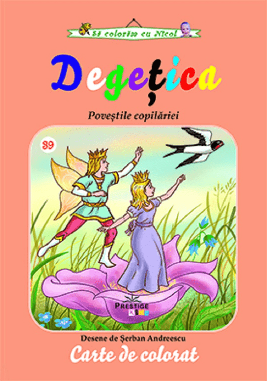 Degetica - carte de colorat, de Prestige - Publisol.ro