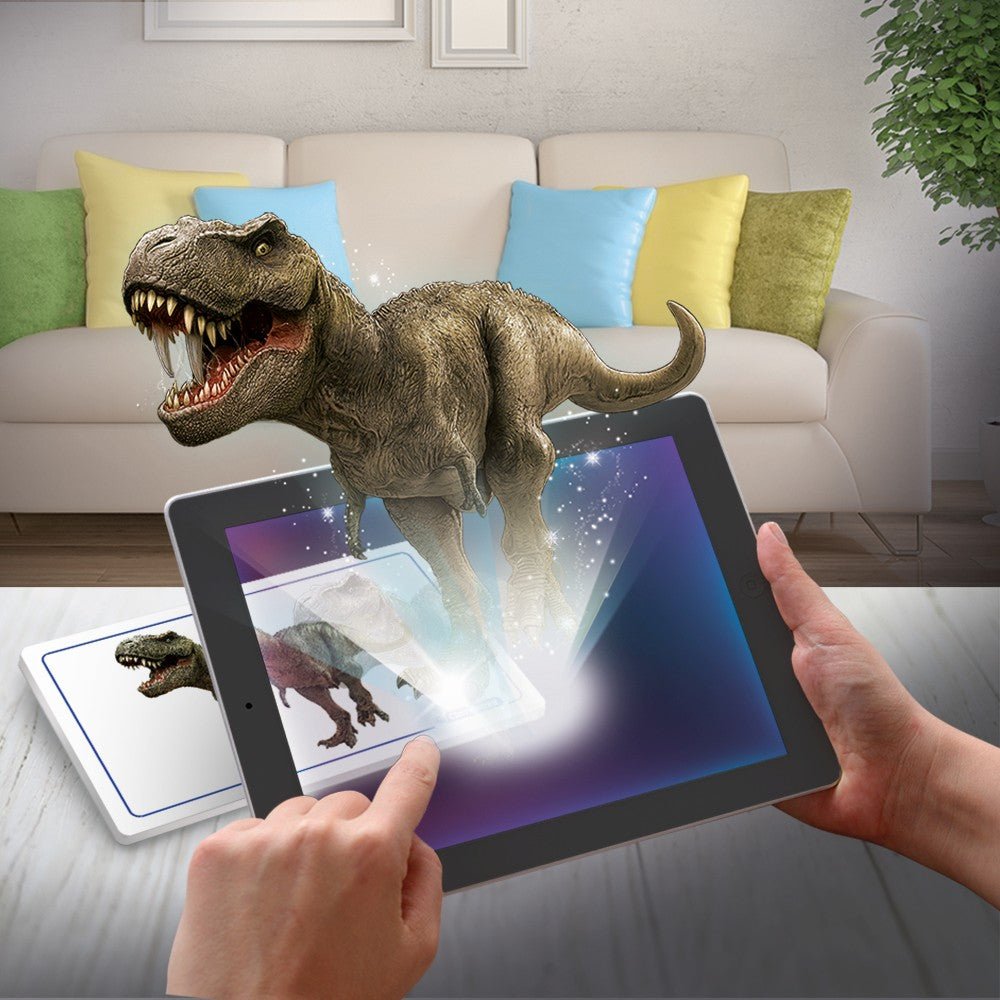 Descopera dinozaurul t-rex & triceraptor fluo stiinta si joaca, AS - Publisol.ro