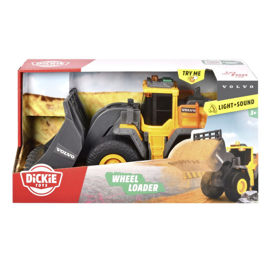 Dickie excavator volvo cu sunete si lumini, Simba - Publisol.ro
