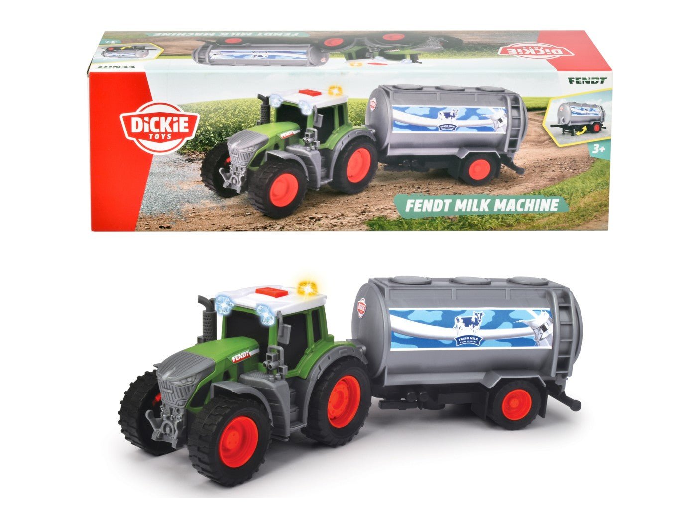 Dickie fendt tractor cu cisterna de lapte, Simba - Publisol.ro