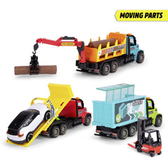 Dickie masina camion heavy road cu frictiune 22cm, Simba - Publisol.ro