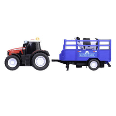 Dickie massey ferguson tractor si remorca cu sunete si lumini, Simba - Publisol.ro