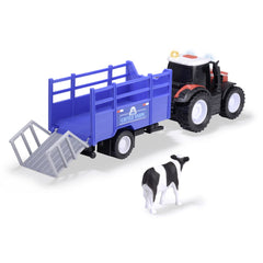 Dickie massey ferguson tractor si remorca cu sunete si lumini, Simba - Publisol.ro