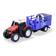 Dickie massey ferguson tractor si remorca cu sunete si lumini, Simba - Publisol.ro
