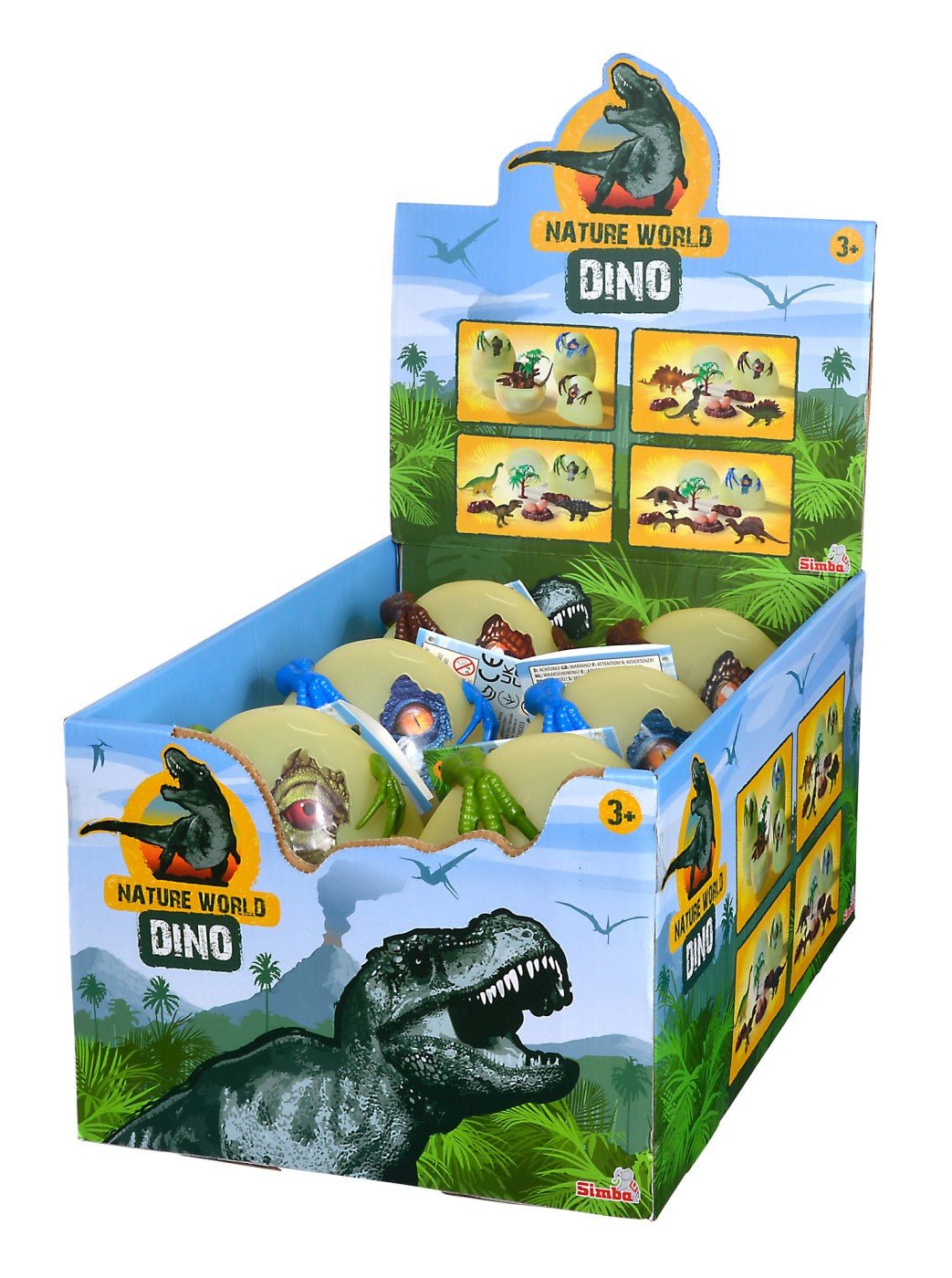 Dinouzauri in ou set 3 dinozauri , Simba - Publisol.ro