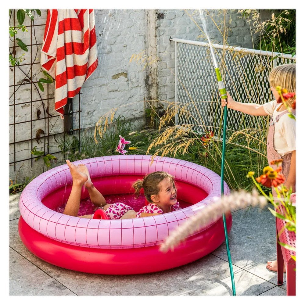 Dippy, piscina gonflabila, 120 cm, rosu, Quut Toys - Publisol.ro