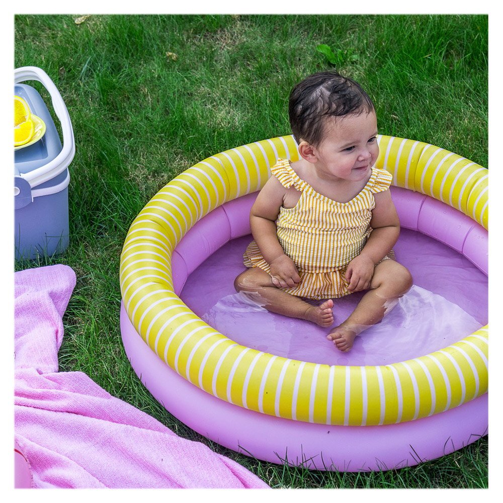 Dippy, piscina gonflabila, 80 cm, roz, Quut Toys - Publisol.ro