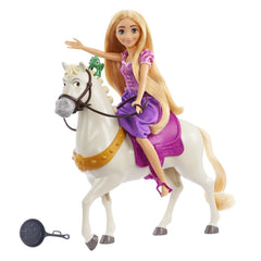 Disney princess set papusa rapunzel si calul maximus, Mattel - Publisol.ro