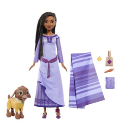 Disney wish set papusa asha cu accesorii, Mattel - Publisol.ro