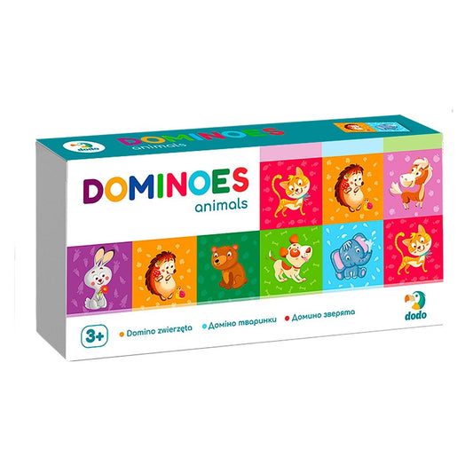 Domino Animale, 28 piese, Dodo Toys - Publisol.ro