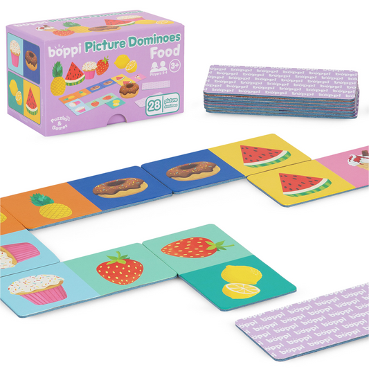 Domino cu Imagini Boppi, 28 piese, Alimente - boppi