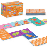 Domino cu Imagini Boppi, 28 piese, Dinozauri - boppi