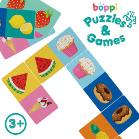 Domino cu Imagini Boppi, 28 piese, Alimente - boppi