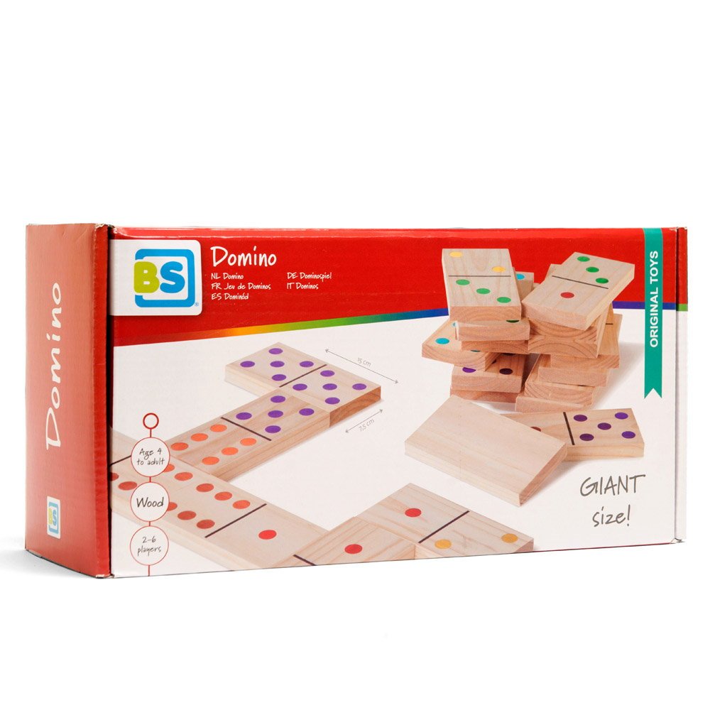 Domino din lemn gigant, BS Toys - Publisol.ro