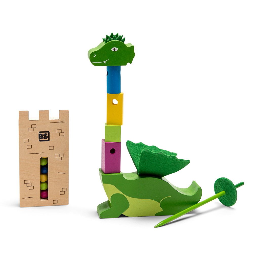 Dragons Stack, joc de indemanare din lemn, BS Toys - Publisol.ro